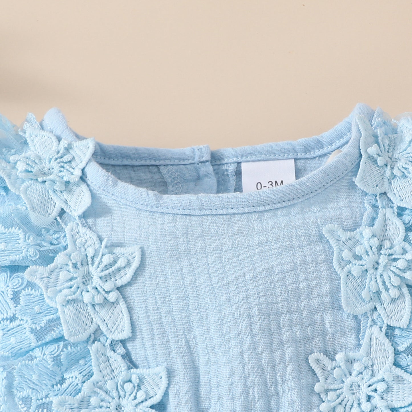 Baby Girl Sweet Sleeveless Lace Triangle Romper Mesh Skirt Newborn Lace Flower Cover-up Dress