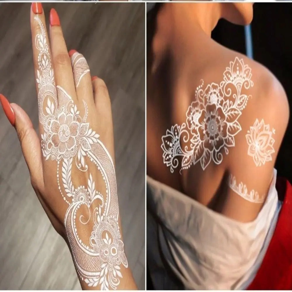 Temporary Tattoo - Luminous blue