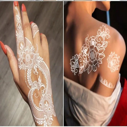 Temporary Tattoo - Luminous blue