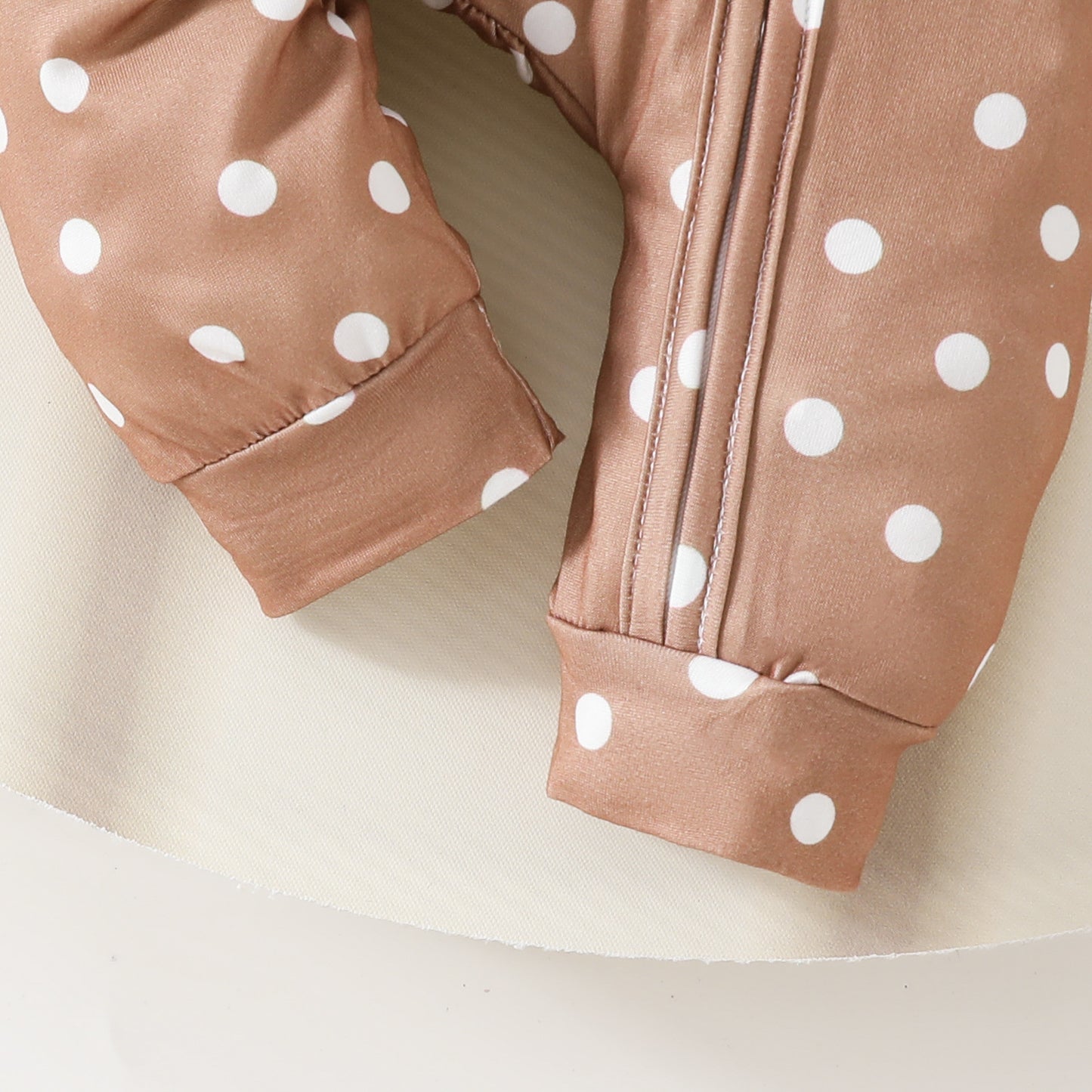 New baby zipper onesie full print long sleeve long leg crawler four seasons wear baby girl onesie headband
