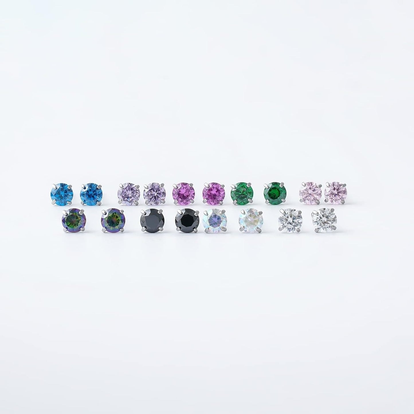 🔥🔥Titanium Cubic Zirconia Stud Earrings - BOGO Free, Christmas Gift