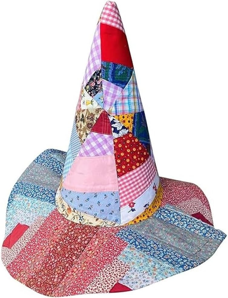 🔥 The Quilted Witch Hat | Handcrafted Folk Art Hat