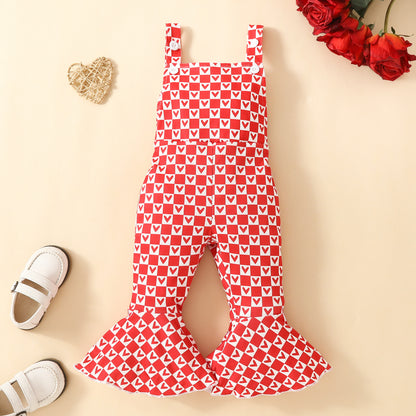Summer baby bow tie short-sleeved romper original round neck cotton beard print short romper