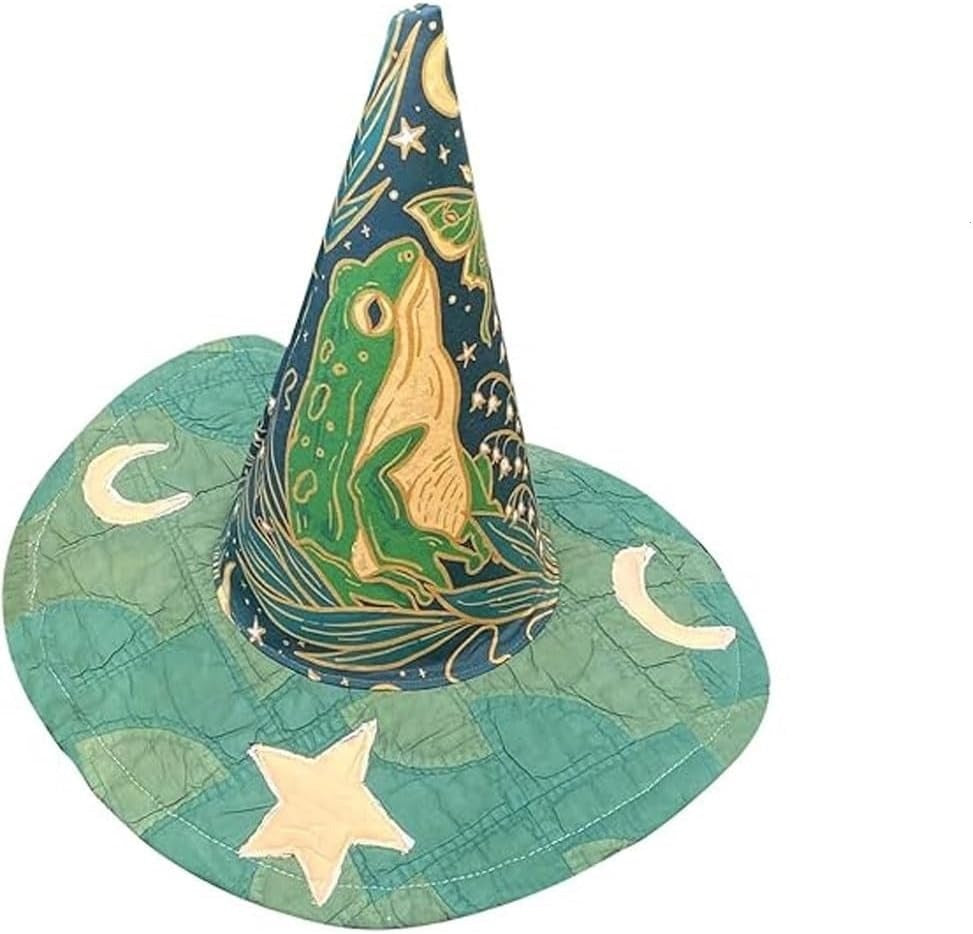 🔥 The Quilted Witch Hat | Handcrafted Folk Art Hat