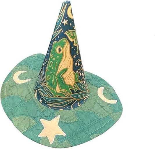 🔥 The Quilted Witch Hat | Handcrafted Folk Art Hat
