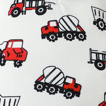 Fashion Short Sleeve Triangle Romper + Bib Shorts Set Baby Boy 0-1 Years Old Cartoon Animal Top Pants