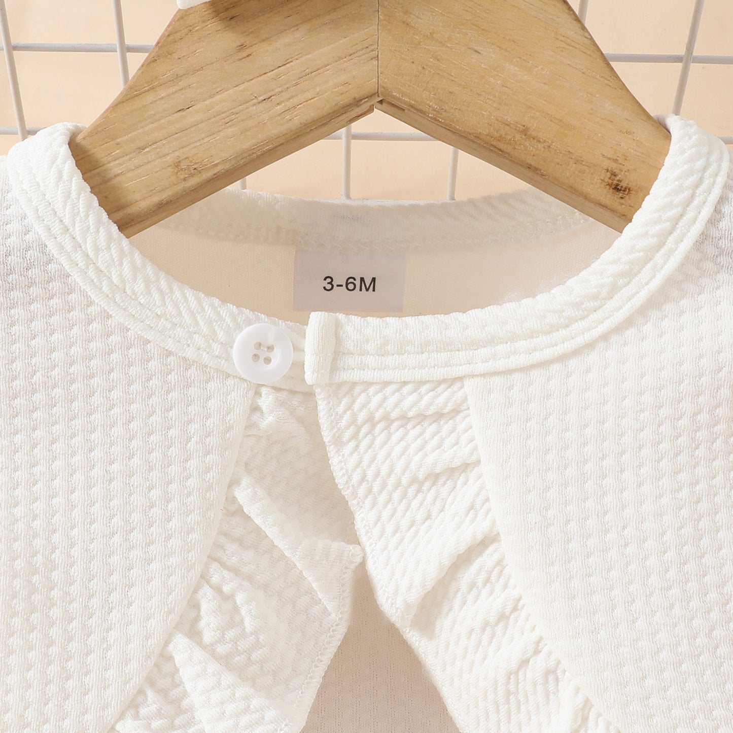 Sleeveless Ruffle Short Jacket + Long Sleeve Mesh Applique Dress Toddler Girls Dress Set