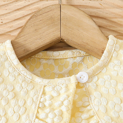 Sweet girl sleeveless short coat + vest butterfly mesh dress casual suit
