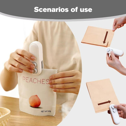 💥LAST DAY 49% OFF🔥Mini Bag Sealer with Cutter and Magnet
