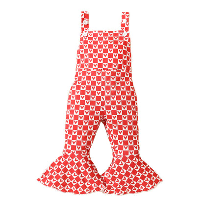Summer baby bow tie short-sleeved romper original round neck cotton beard print short romper