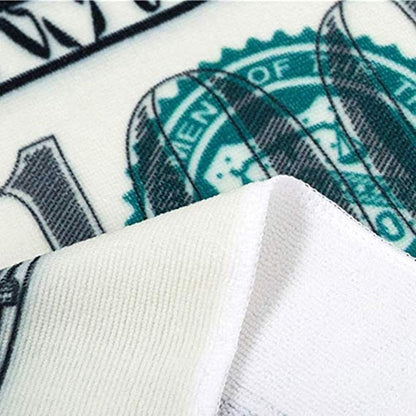 🎁100 Dollar Bills Beach Towel for Adults | Kids, Aimilaly Large Beach Towels for Beach Swimming Pool Sunbathing, Plush Fabric(28x55inch)