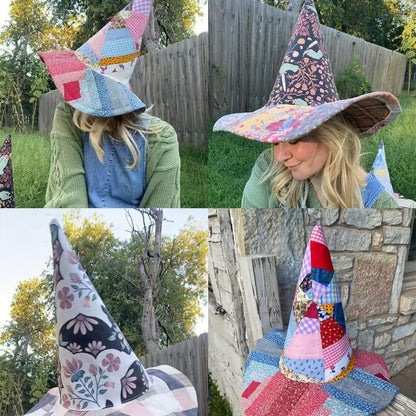 🔥 The Quilted Witch Hat | Handcrafted Folk Art Hat
