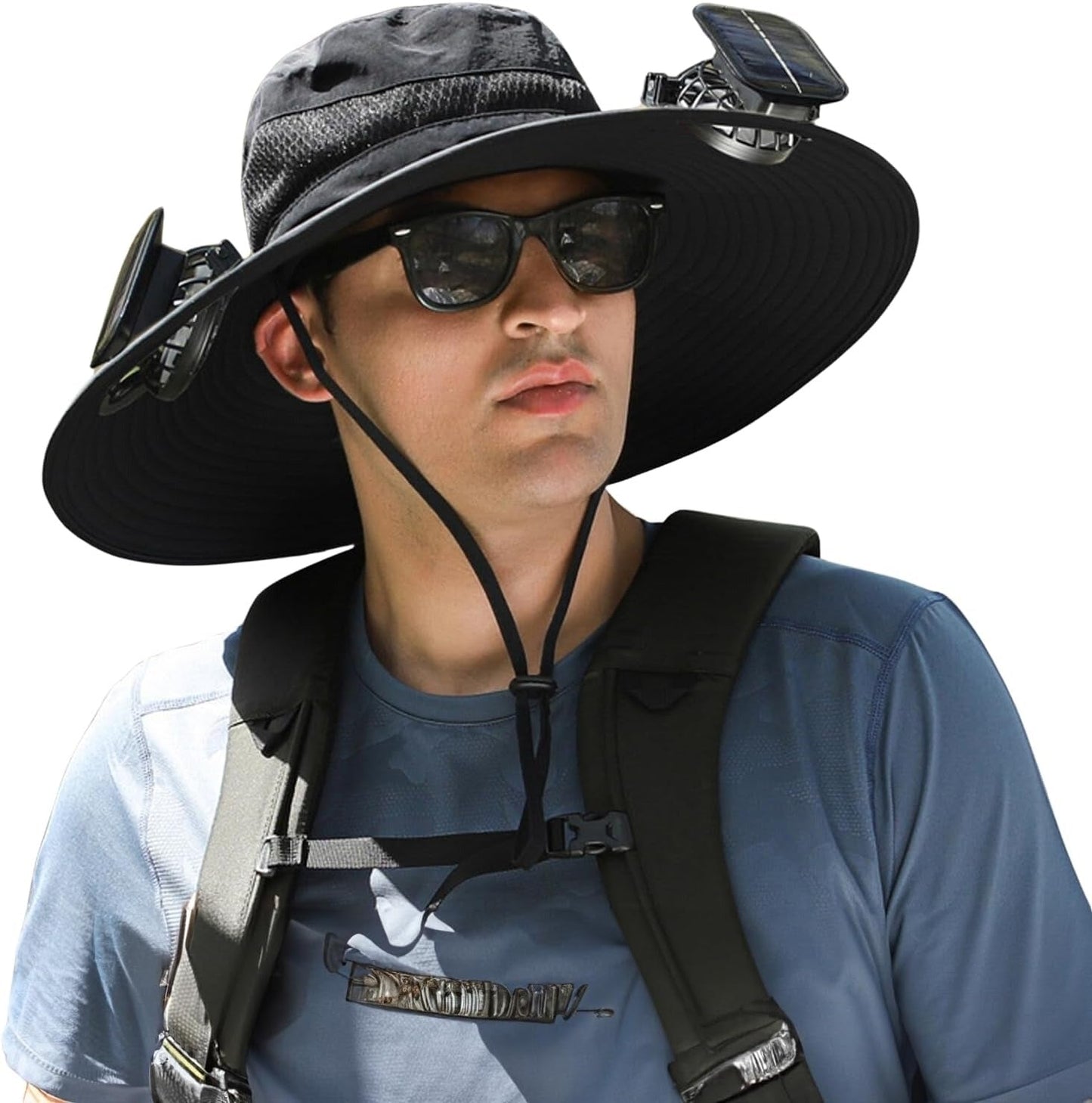  Fishing Hat-Solar Fan