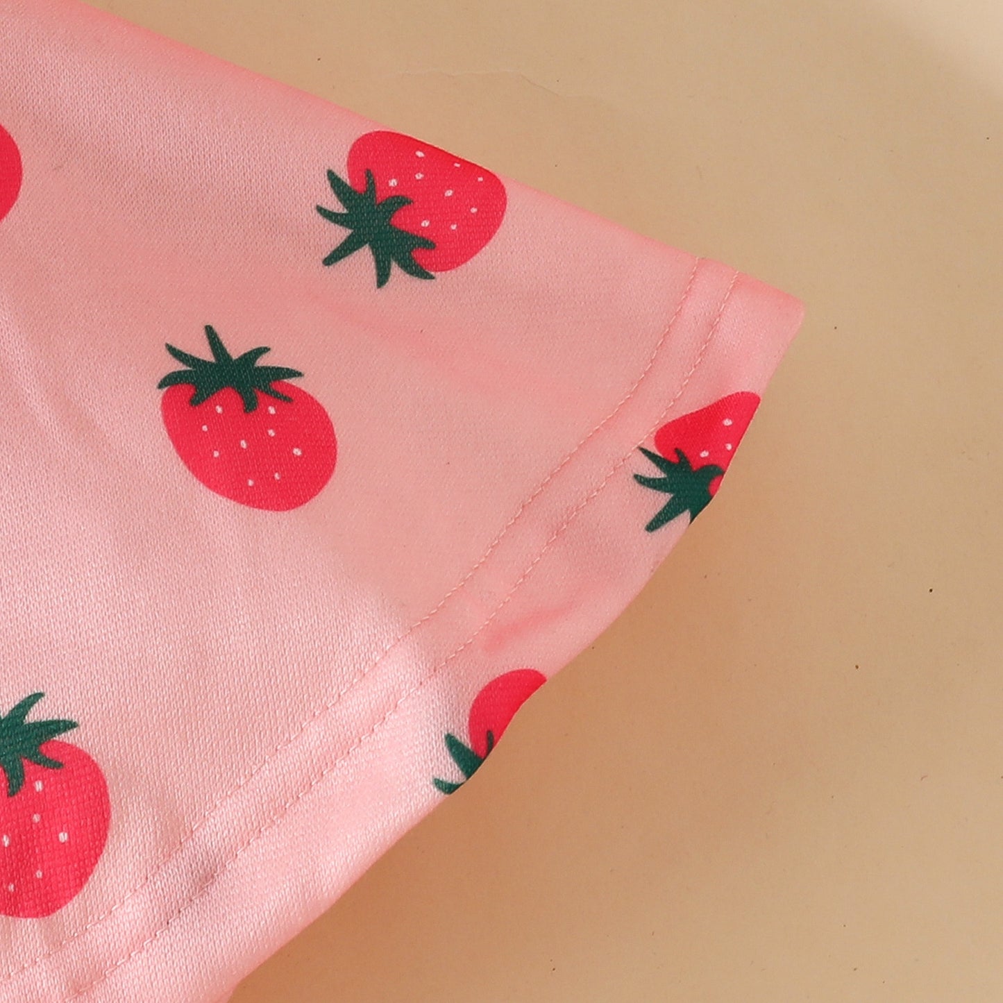 Infant strawberry print cape baby girl cute hooded cape autumn and winter butterfly coat going out shawl