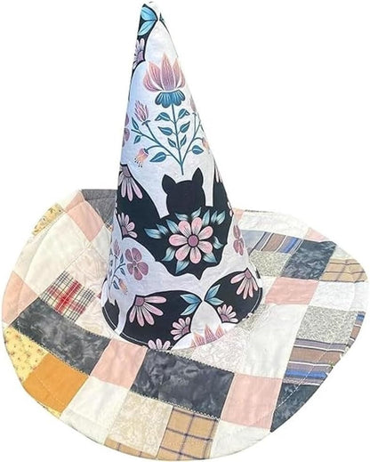 🔥 The Quilted Witch Hat | Handcrafted Folk Art Hat
